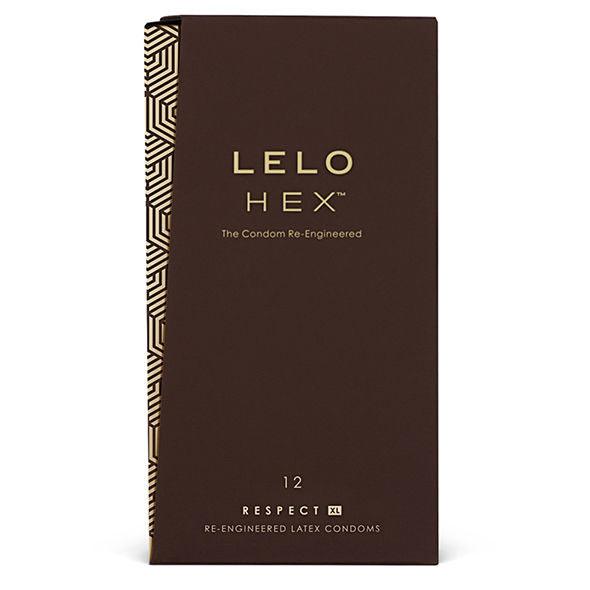 LELO - HEX KONDOME RESPECT XL 12 PACK - INTIM SPACE Online Sexshop