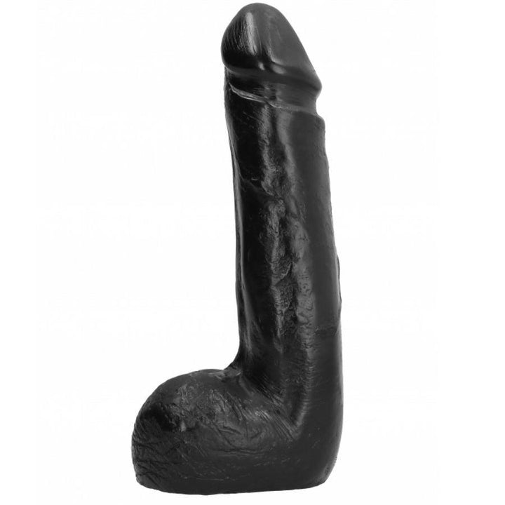 ALL BLACK - WEICHER SCHWARZER REALISTISCHER DILDO 20 CM - INTIM SPACE Online Sexshop