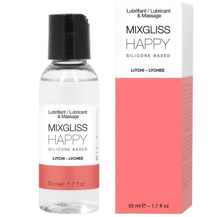 MIXGLISS - HAPPY LITCHI SILIKON-SCHMIERMITTEL 50 ML - INTIM SPACE Online Sexshop