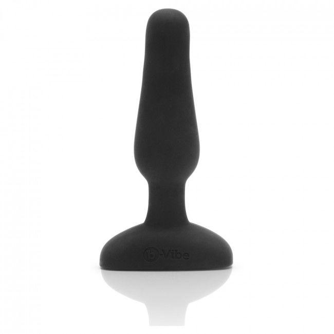 B-VIBE - NOVICE ANAL-STECKER MIT FERNBEDIENUNG SCHWARZ - INTIM SPACE Online Sexshop