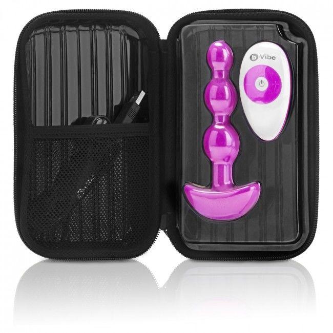 B-VIBE - TRIPLET ANAL FERNBEDIENUNGSPERLEN ROSA - INTIM SPACE Online Sexshop