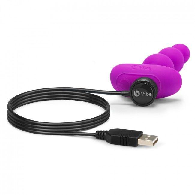 B-VIBE - TRIPLET ANAL FERNBEDIENUNGSPERLEN ROSA - INTIM SPACE Online Sexshop