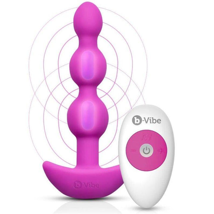 B-VIBE - TRIPLET ANAL FERNBEDIENUNGSPERLEN ROSA - INTIM SPACE Online Sexshop