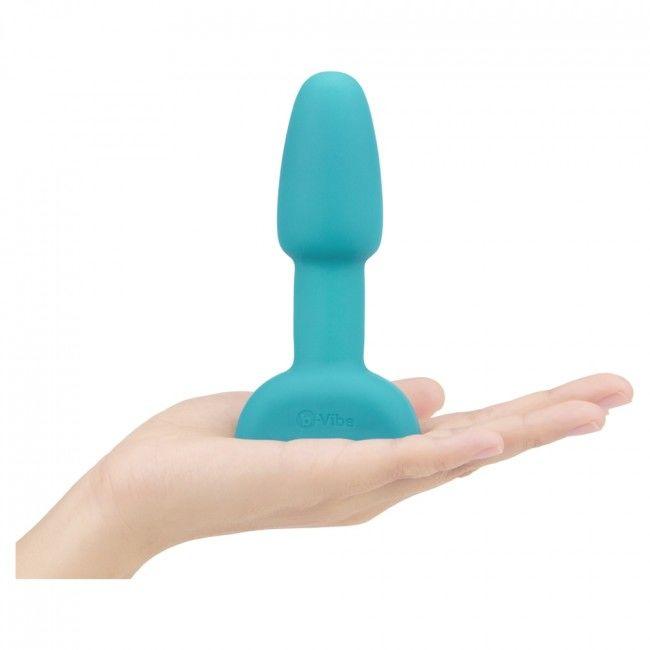 B-VIBE - RIMMING ANALPLUG MIT FERNBEDIENUNG, PETITE TEAL - INTIM SPACE Online Sexshop