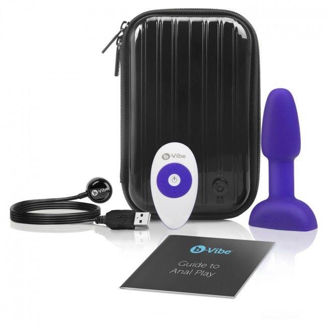 B-VIBE - RIMMING ANALPLUG MIT FERNBEDIENUNG PETITE FLIEDER - INTIM SPACE Online Sexshop