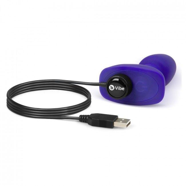 B-VIBE - RIMMING ANALPLUG MIT FERNBEDIENUNG PETITE FLIEDER - INTIM SPACE Online Sexshop