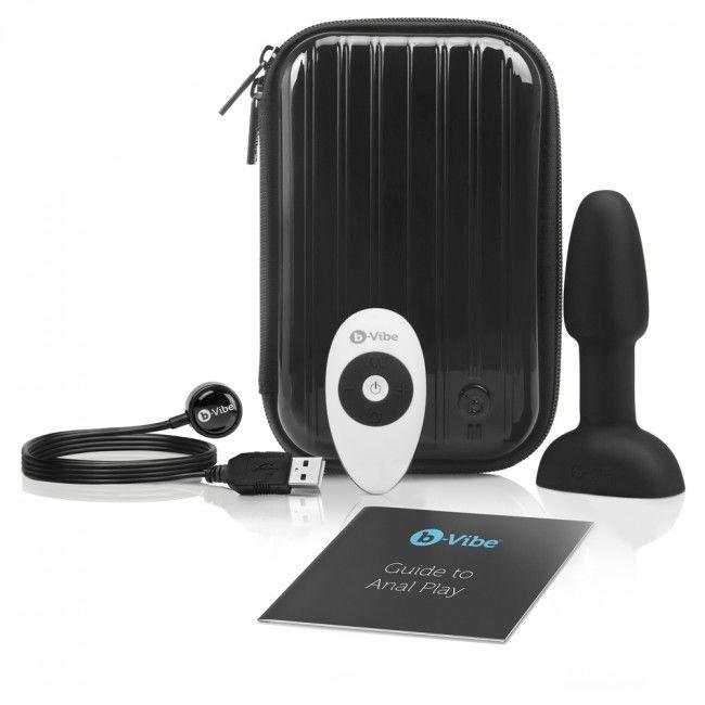 B-VIBE - RIMMING ANALPLUG MIT FERNBEDIENUNG PETITE SCHWARZ - INTIM SPACE Online Sexshop