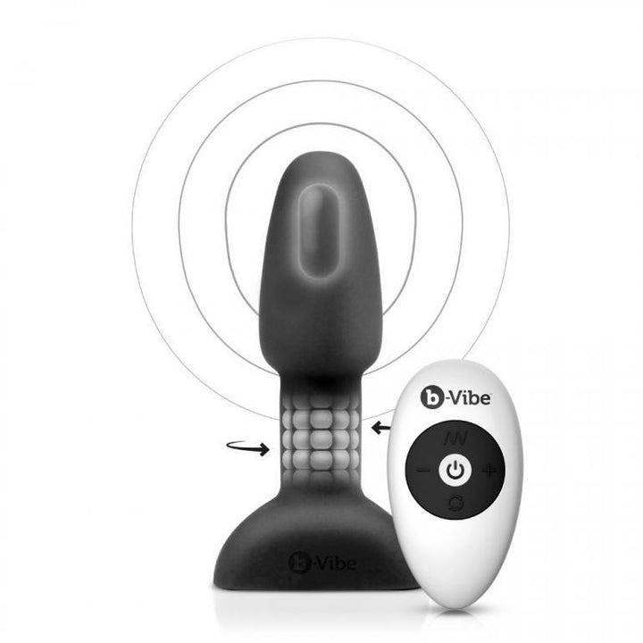 B-VIBE - RIMMING ANALPLUG MIT FERNBEDIENUNG PETITE SCHWARZ - INTIM SPACE Online Sexshop