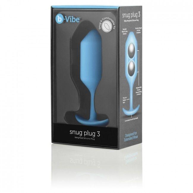 B-VIBE - SNUG ANAL PLUG - HIMMELBLAU - INTIM SPACE Online Sexshop