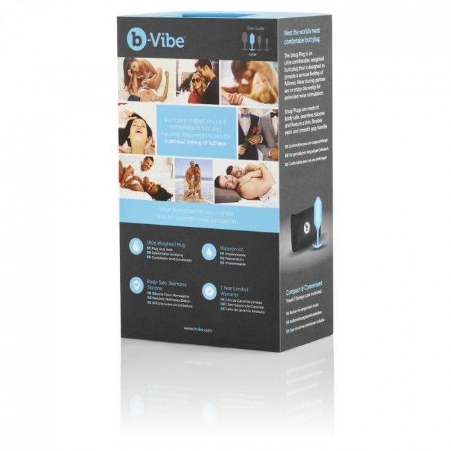 B-VIBE - SNUG ANAL PLUG - HIMMELBLAU - INTIM SPACE Online Sexshop