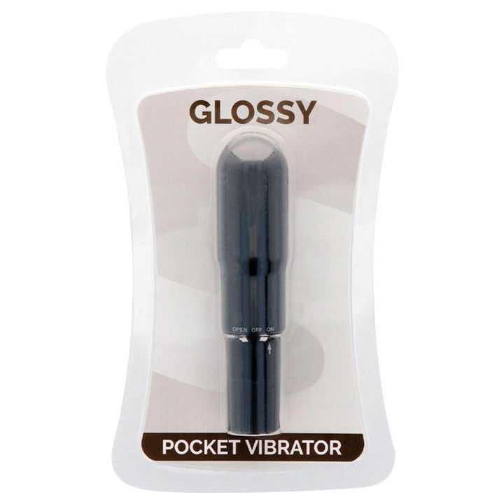 GLOSSY - TASCHENVIBRATOR SCHWARZ - INTIM SPACE Online Sexshop