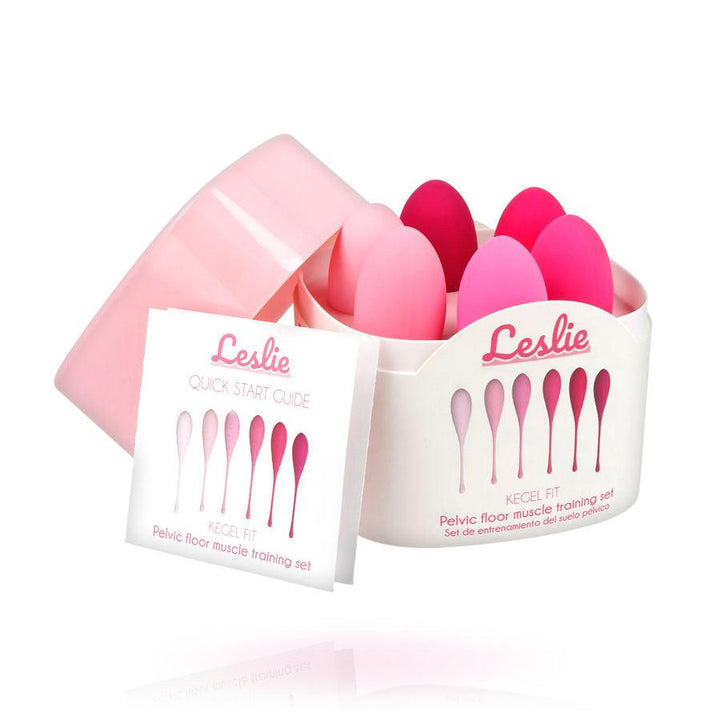 LESLIE - KEGEL FIT PELVIC MUSCLE TRAINING SET - STÜCKE - INTIM SPACE Online Sexshop