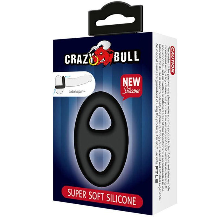 CRAZY BULL - SUPERWEICHER DOPPELTER SILIKONRING - INTIM SPACE Online Sexshop