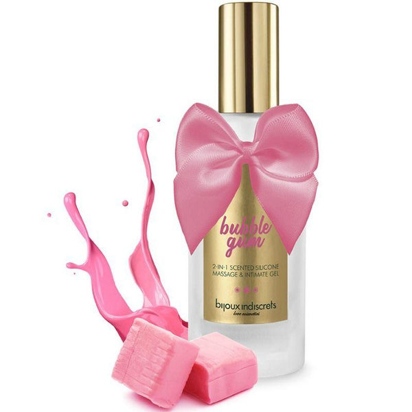 BIJOUX - BUBBLE GUM GEL - IN - SILIKON ERDBEERKUMMI 100 ML - INTIM SPACE Online Sexshop