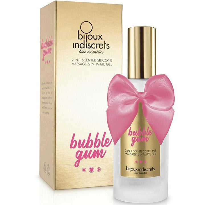 BIJOUX - BUBBLE GUM GEL - IN - SILIKON ERDBEERKUMMI 100 ML - INTIM SPACE Online Sexshop