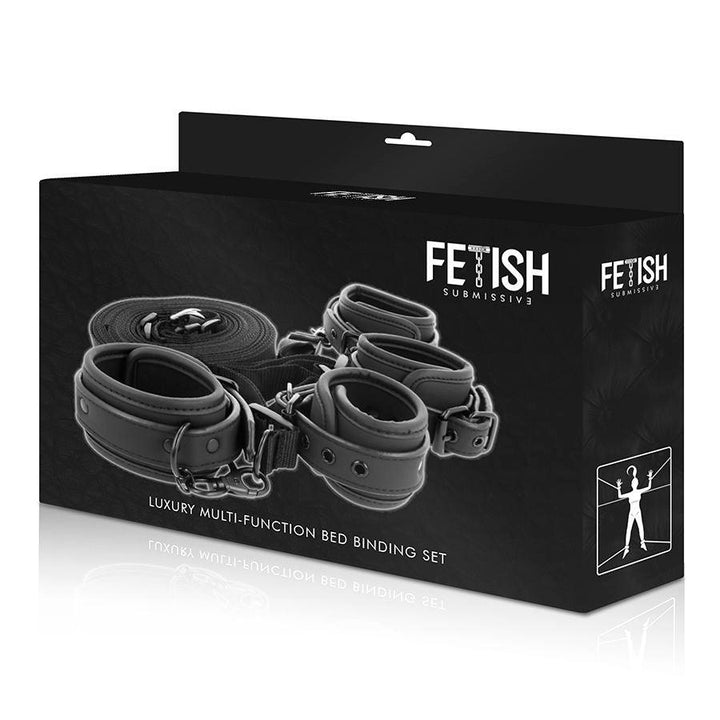 FETISH SUBMISSIVE - SET AUS HANDSCHELLEN UND KRAWATTEN MIT NOPRENE-FUTTER - INTIM SPACE Online Sexshop