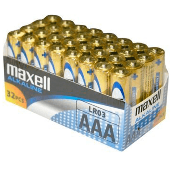 MAXELL - BATTERIE AAA LR03 PACK*32 UDS - INTIM SPACE Online Sexshop