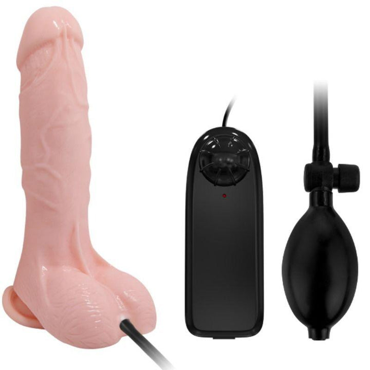 BAILE - REALISTISCHER VIBRIERENDER UND AUFBLASBARER DILDO 18.8 CM - INTIM SPACE Online Sexshop