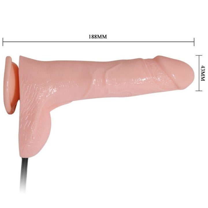 BAILE - REALISTISCHER VIBRIERENDER UND AUFBLASBARER DILDO 18.8 CM - INTIM SPACE Online Sexshop