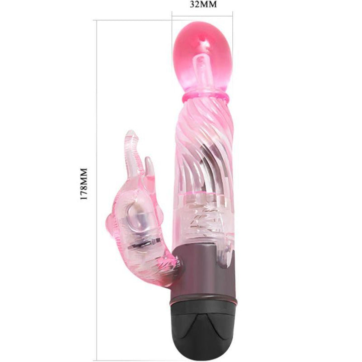 BAILE - GEBEN SIE IHNEN EINE ART LIEBHABERVIBRATOR MIT ROSA HASEN 10 MODI - INTIM SPACE Online Sexshop