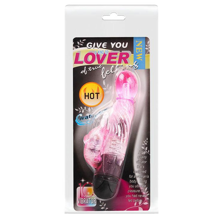 BAILE - GEBEN SIE IHNEN EINE ART LIEBHABERVIBRATOR MIT ROSA HASEN 10 MODI - INTIM SPACE Online Sexshop