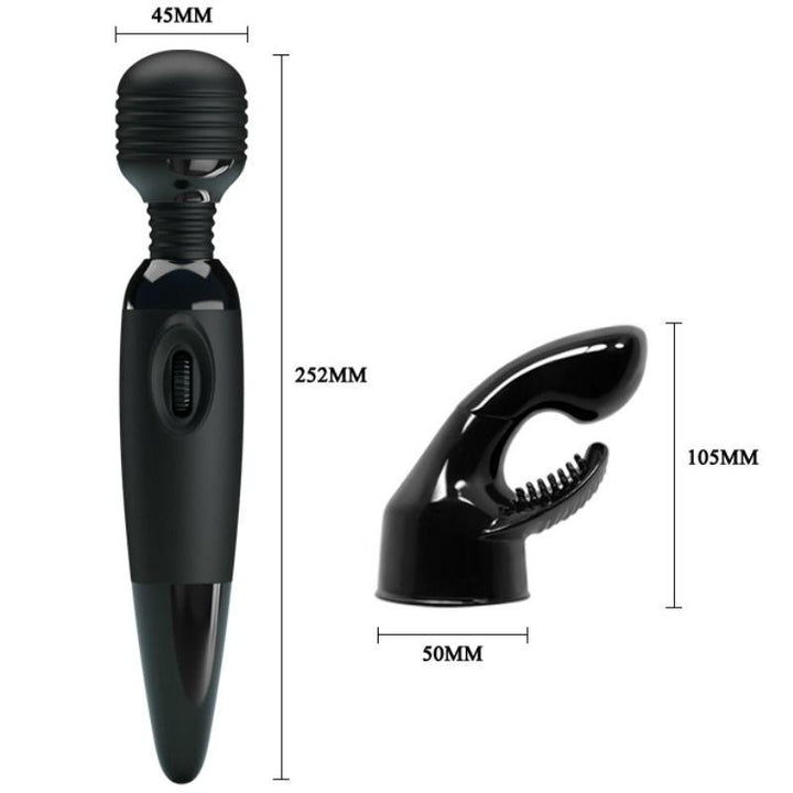 BAILE - SINNLICHER MASSAGER MIT AUSWECHSELBAREM KOPF - INTIM SPACE Online Sexshop