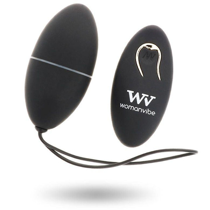 WOMANVIBE - ALSAN EGG FERNBEDIENUNG SCHWARZ SILIKON SCHWARZ - INTIM SPACE Online Sexshop