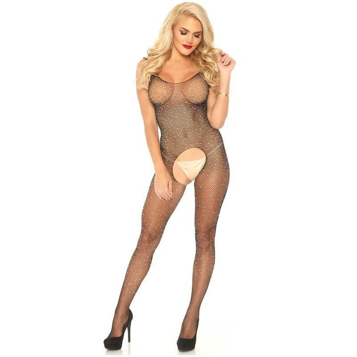 LEG AVENUE - FISHNET TANK BODYSTOCKING, EINE GRÖSSE - INTIM SPACE Online Sexshop