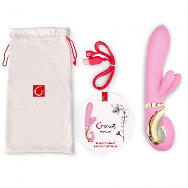 G-VIBE - G-RABBIT ROSA RAMPANT BUNNY VIBRATOR - INTIM SPACE Online Sexshop