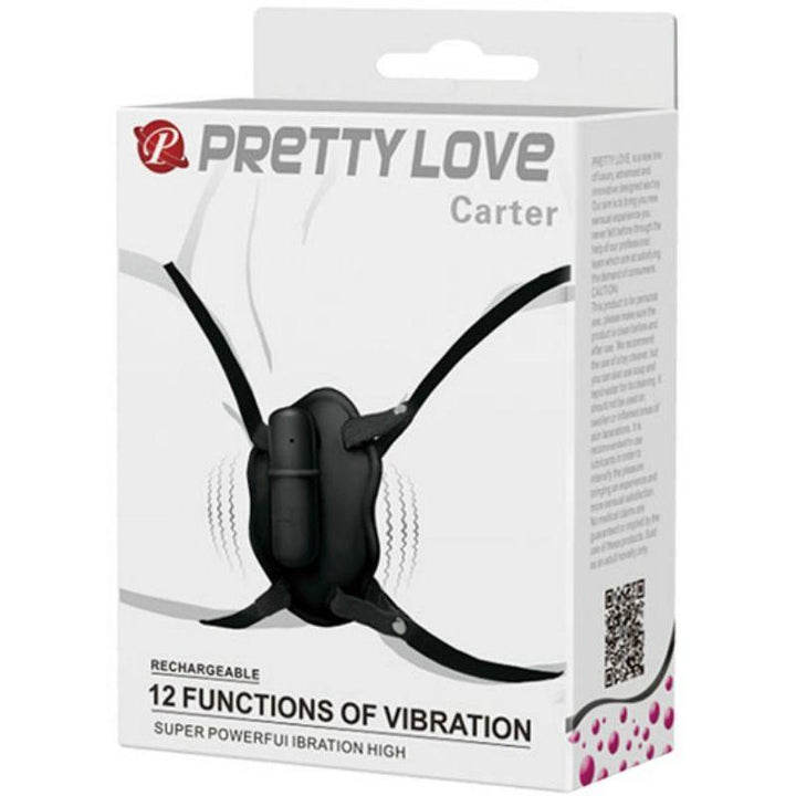 PRETTY LOVE - STRAP-ON MIT CARTER VIBRIERENDER BULLET - INTIM SPACE Online Sexshop