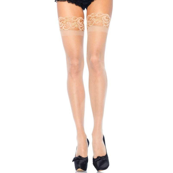 LEG AVENUE - PLUS GRÖSSE DURCHSICHTIGES STAUB-UP - BEIGE PLUS GRÖSSE - INTIM SPACE Online Sexshop