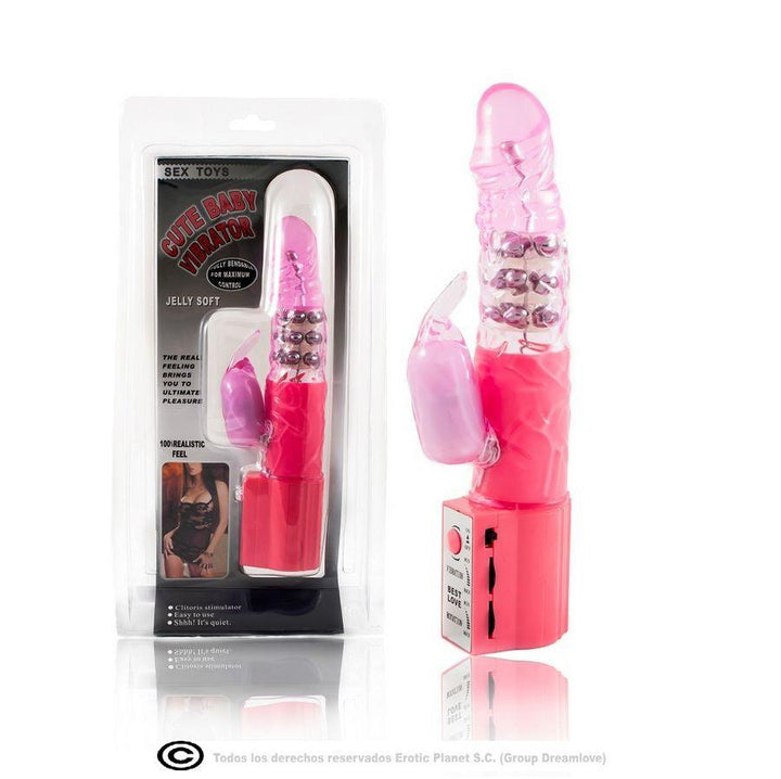 BAILE - ROSA KANINCHEN-ROTATOR MIT SUPERSTIMULATOR - INTIM SPACE Online Sexshop