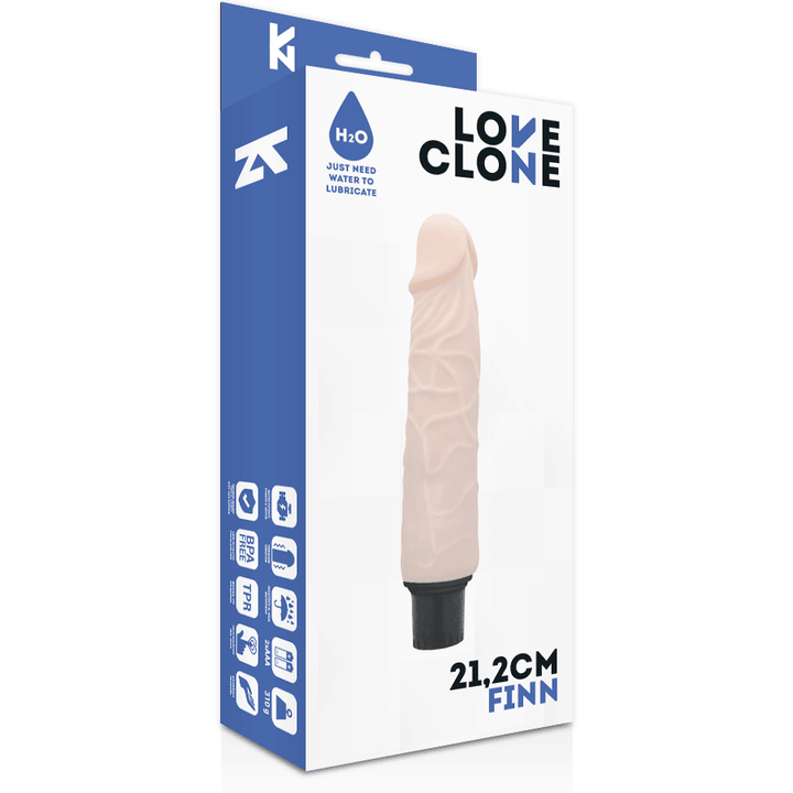 LOVECLONE - FINN SELBSTSCHMIERENDER VIBRATOR 21.2 CM -O- 3.8 CM - INTIM SPACE Online Sexshop