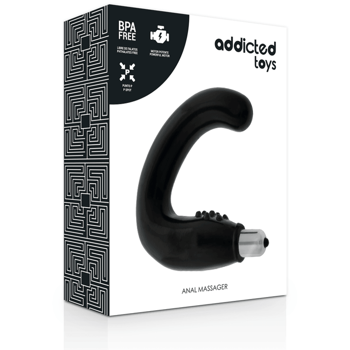 ADDICTED TOYS - ANALMASSAGER SCHWARZ - INTIM SPACE Online Sexshop