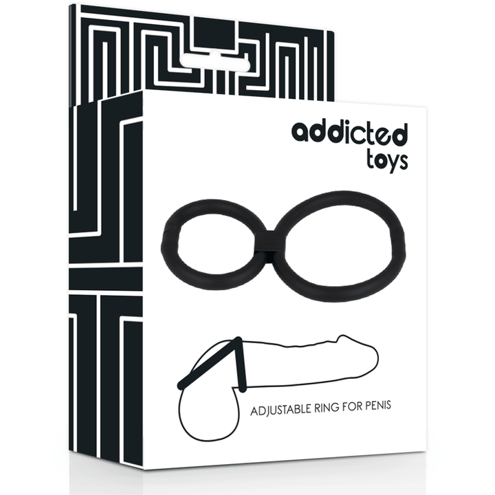 ADDICTED TOYS - VERSTELLBARE RINGE FÜR PENIS - INTIM SPACE Online Sexshop