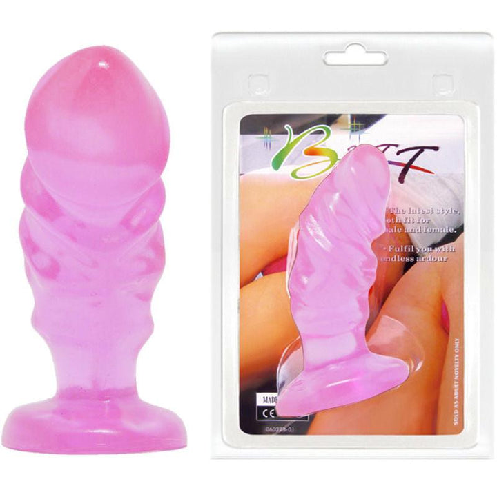 BAILE - UNISEX ANALPLUG MIT ROSA FARBENEM SAUGNAPF - INTIM SPACE Online Sexshop