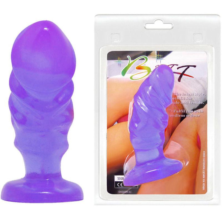 BAILE - UNISEX ANALPLUG MIT LILA FARBENEM SAUGNAPF - INTIM SPACE Online Sexshop