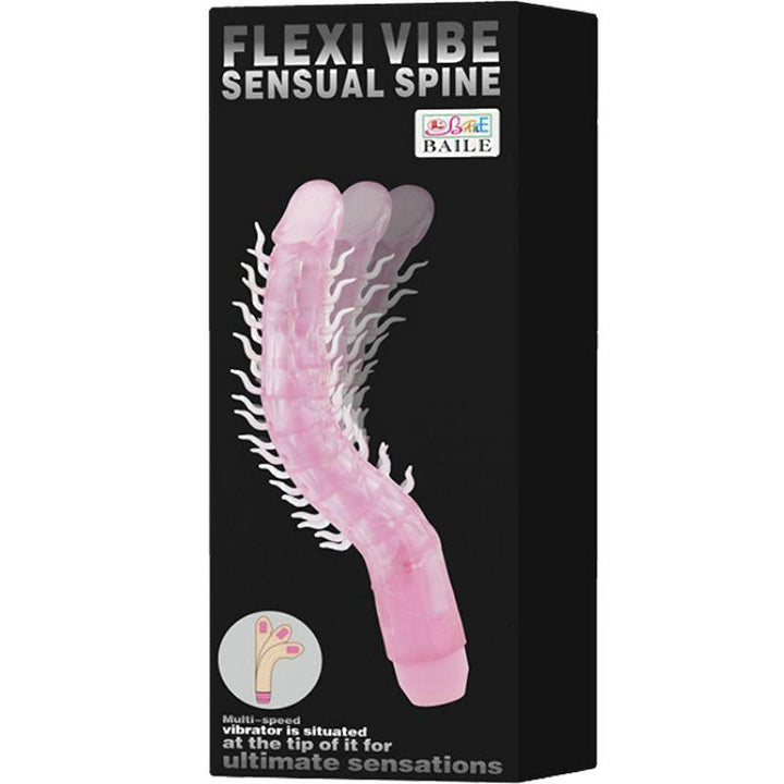 BAILE - FLEXI VIBE SENSUAL SPINE BIEGBARER VIBRIERDILDO FLIEDER 23.5 CM - INTIM SPACE Online Sexshop