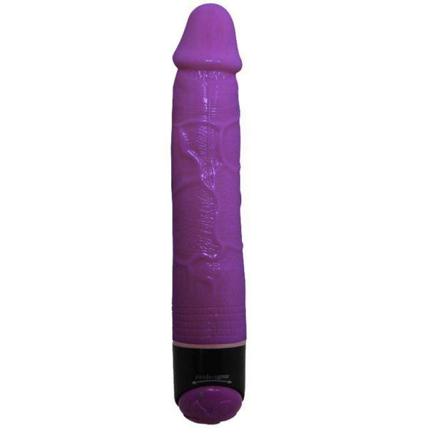 BAILE - BUNTER SEX LILA REALISTISCHER VIBRATOR 23 CM - INTIM SPACE Online Sexshop