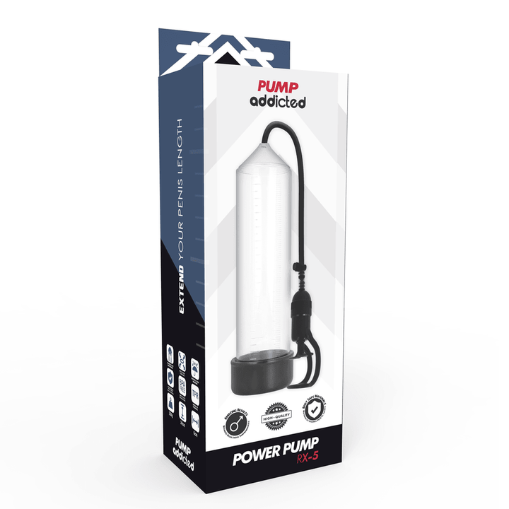 PUMP ADDICTED - RX5 TRANSPARENT - INTIM SPACE Online Sexshop