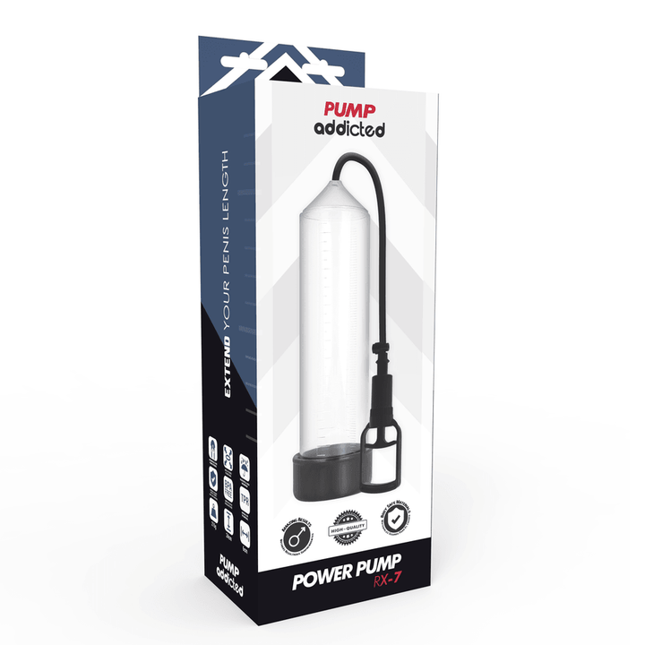 PUMP ADDICTED - RX7 TRANSPARENT - INTIM SPACE Online Sexshop