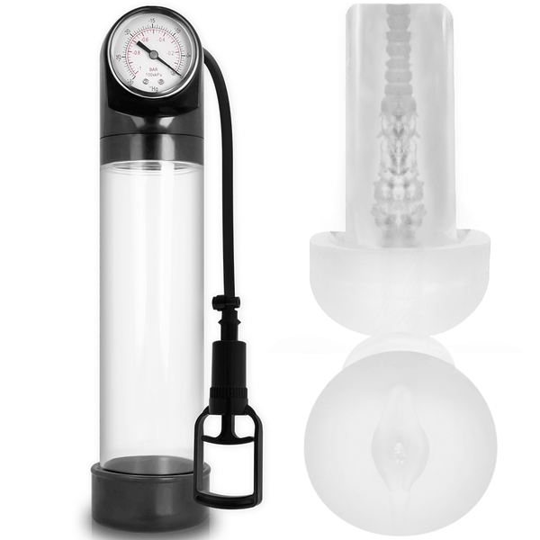 PUMP ADDICTED - RX9 TRANSPARENT MIT MASTURBATOR - INTIM SPACE Online Sexshop