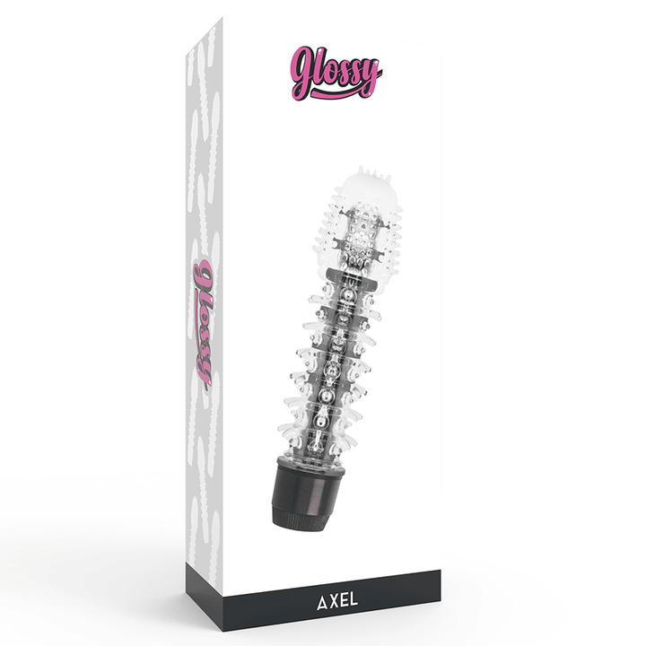 GLOSSY - AXEL BLACK VIBRATOR - INTIM SPACE Online Sexshop