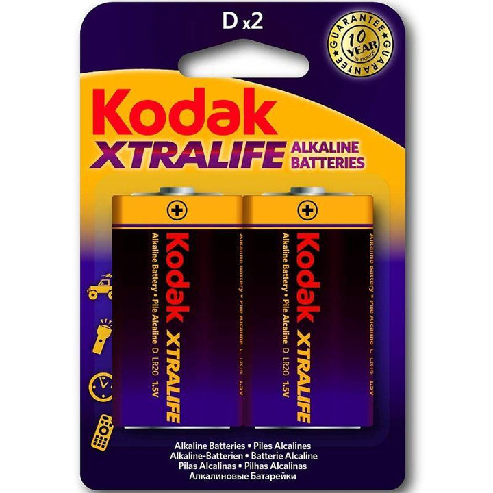 KODAK - XTRALIFE ALKALINE BATTERIES LR20 - LR20 1.5V - INTIM SPACE Online Sexshop