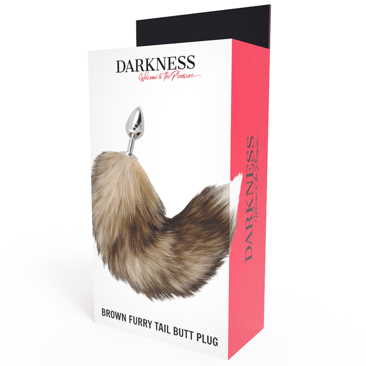 DARKNESS - TAIL BUTT PLUG SILVER - INTIM SPACE Online Sexshop