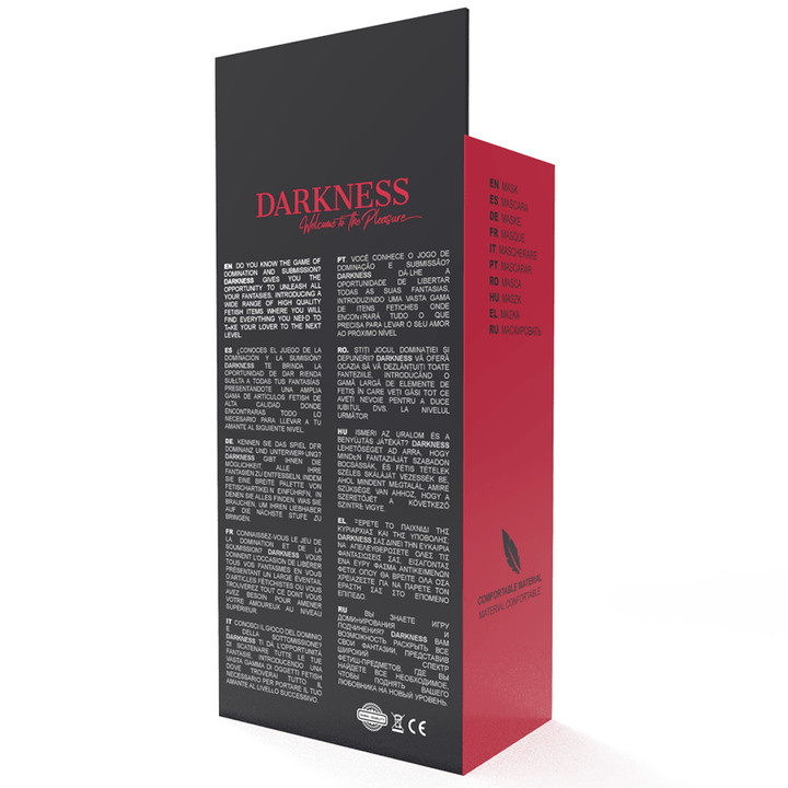 DARKNESS - GERADE ROTE MASKE - INTIM SPACE Online Sexshop