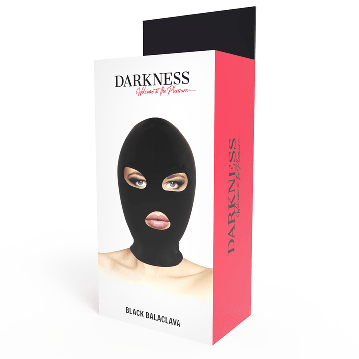 DARKNESS - BDSM-SUBMISSION-MASKE, MUND UND AUGEN SCHWARZ - INTIM SPACE Online Sexshop