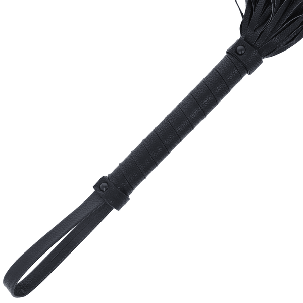 DARKNESS - SCHWARZE BONDAGE-PEISTE 42CM AUS LEDER - INTIM SPACE Online Sexshop