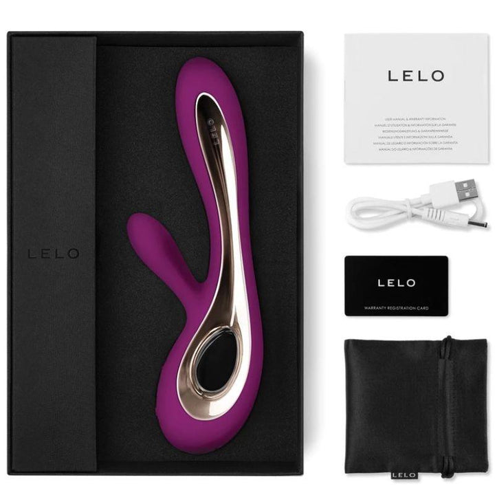 LELO - SORAYA - RABBIT DEEP ROSE VIBRATOR - INTIM SPACE Online Sexshop