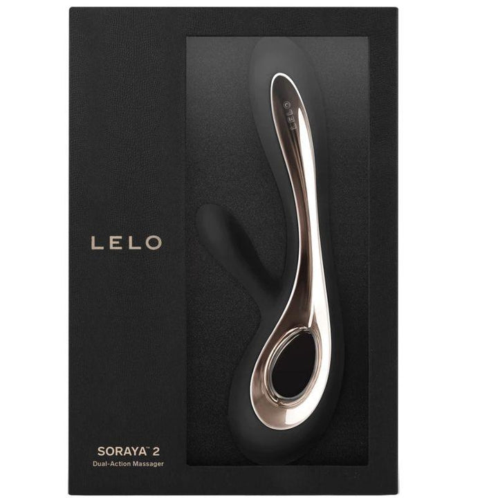 LELO - SORAYA - SCHWARZER KANINCHENVIBRATOR - INTIM SPACE Online Sexshop